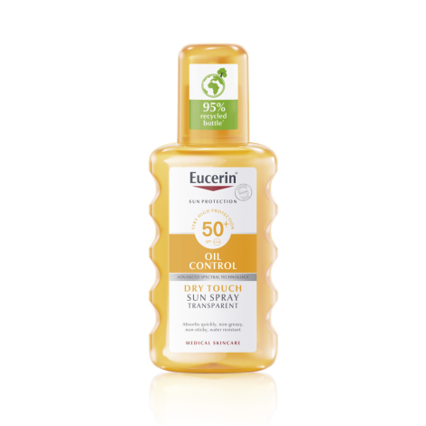 EUCERIN Dry Touch Oil Control transparentný sprej SPF 50 200 ml kúpite na Lieky24.sk