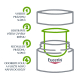 Eucerin Hyaluron-Filler + 3x EFFECT Nočný krém REFILL 50ml