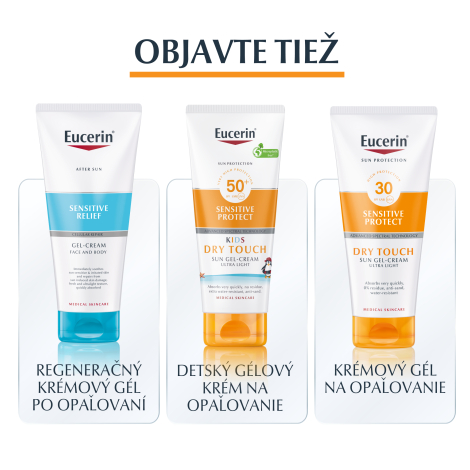 Eucerin SUN DRY TOUCH SENSITIVE PROTECT Transparentný sprej SPF 50+ 200ml