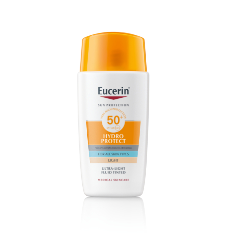 EUCERIN Sun Hydro Protect Fluid na opaľovanie svetlý SPF 50+ 50 ml