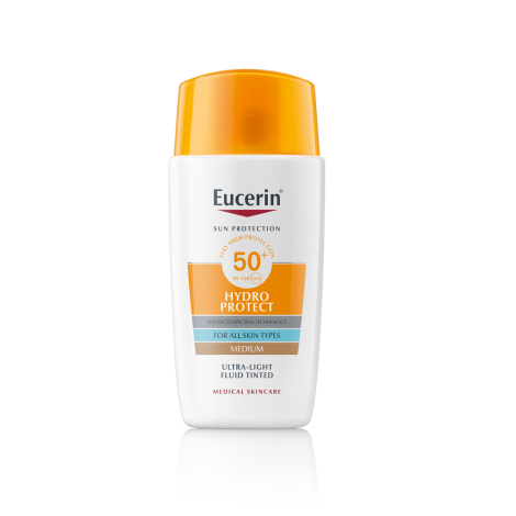 EUCERIN Sun Hydro Protect Fluid na opaľovanie str. tmavý SPF 50+ 50 ml