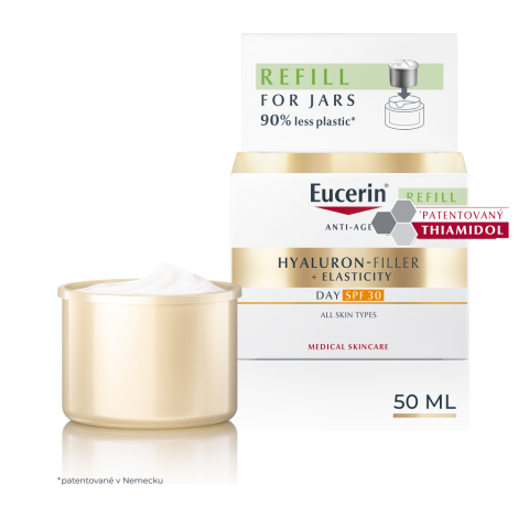 Eucerin HYALURON-FILLER + ELASTICITY Denný krém SPF 30 náhradná náplň 50ml