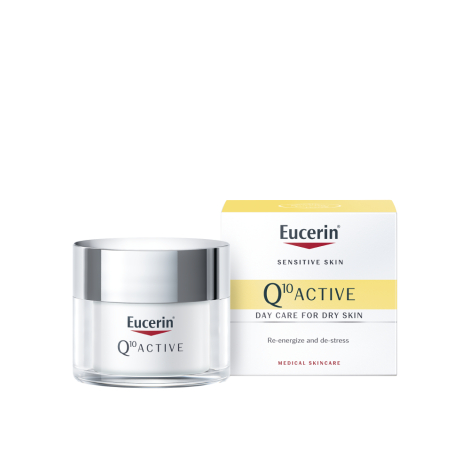 Eucerin Q10 Active Vyhladzujúci denný krém proti vráskam pre všetky typy citlivej pleti 50 ml
