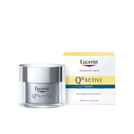 Eucerin Q10 ACTIVE Regeneračný nočný krém proti vráskam 50ml