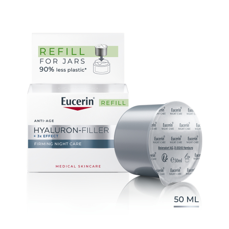Eucerin HYALURON-FILLER+3xEFFECT Nočný krém REFILL 50ml