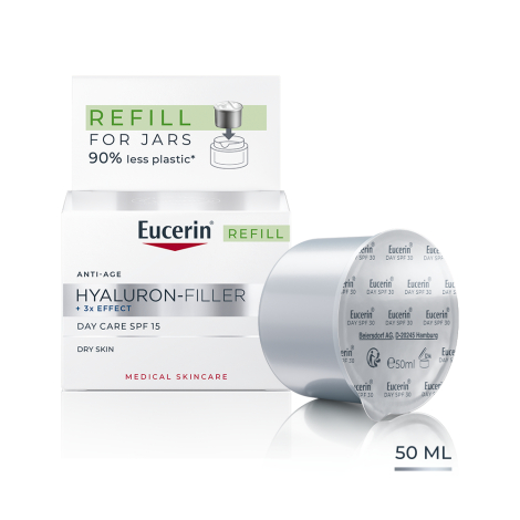 Eucerin HYALURON-FILLER+3xEFFECT Denný krém REFILL 50ml