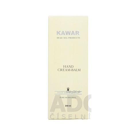 KAWAR Krém-balzam na ruky s minerálmi z mŕtveho mora 200 ml