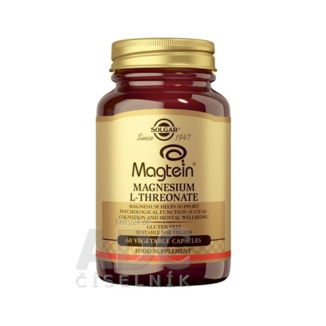 SOLGAR Magtein magnesium L-threonate 60 kapsúl
