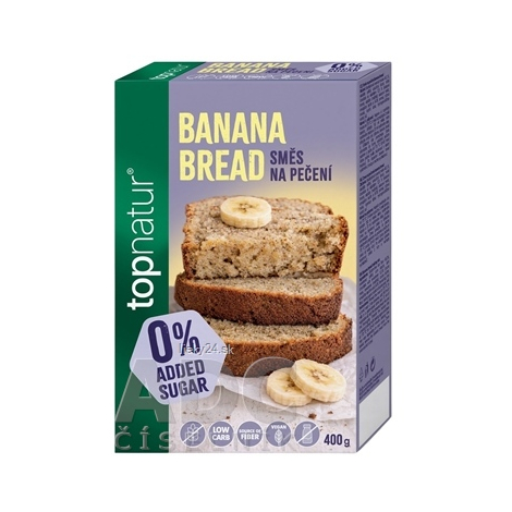 topnatur Zmes na pečenie BANANA BREAD 400 g