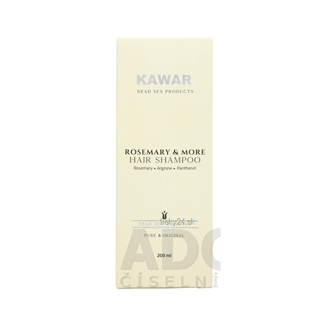KAWAR Šampón s rozmarínom arginínom a pantenolom 200 ml