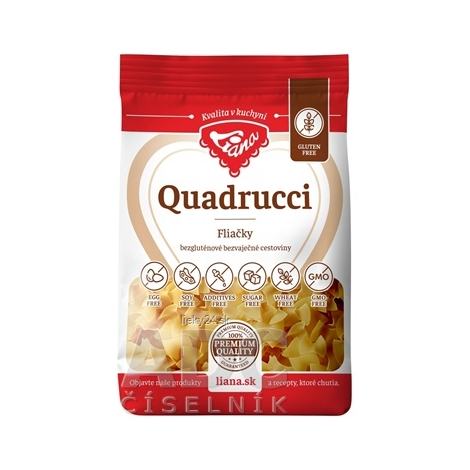 LIANA Quadrucci fliačky bezgluténové a bezvaječné 200 g