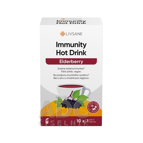 LIVSANE IMMUNITY Horúci nápoj Čierna baza
