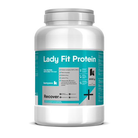 Kompava Lady Fit 2000 g/67 dávok, čokoláda