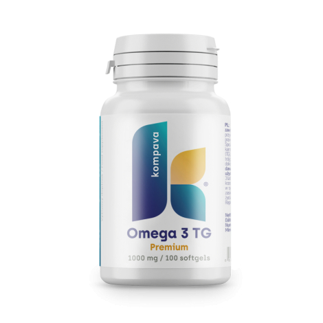 Kompava Omega 3 TG Premium 1000 mg/100 kps
