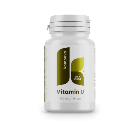 Kompava Vitamin U výživový doplnok pri príznakoch refluxu a pálení záhy 60 cps