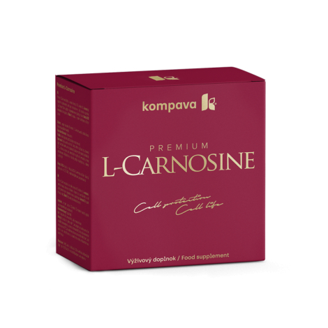 Kompava Premium L-Carnosine + AF kapsuly s vitamínom E 60 cps