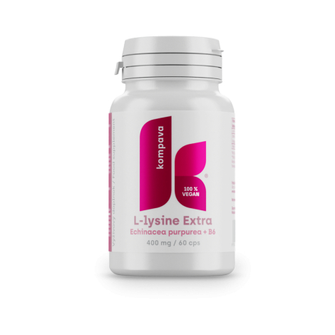 Kompava L-Lysine Extra kapsuly s aminokyselinami 60 cps