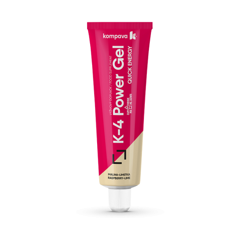 KOMPAVA K4 power gel malina-limetka 70 g