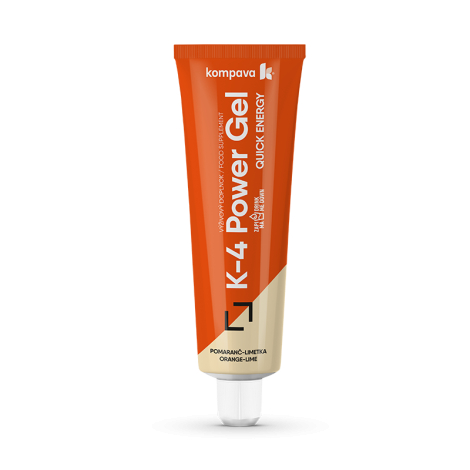 Kompava K4 Power Gel 1 ks, pomaranč-limetka