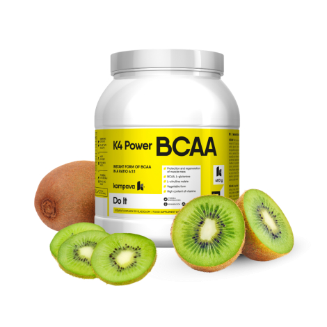Kompava K4 Power BCAA 400 g/36 dávok, kiwi