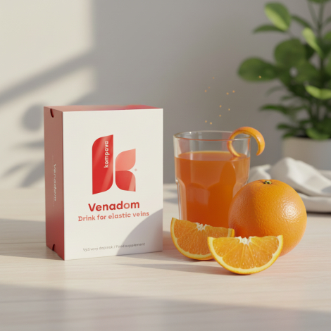KOMPAVA Venadom Pomarančová príchuť 25 x 11 g