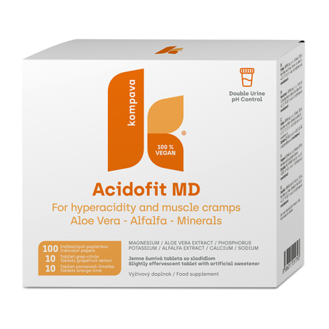 Kompava AcidoFit MD - MIX 20tbl. + 100ks papierikov