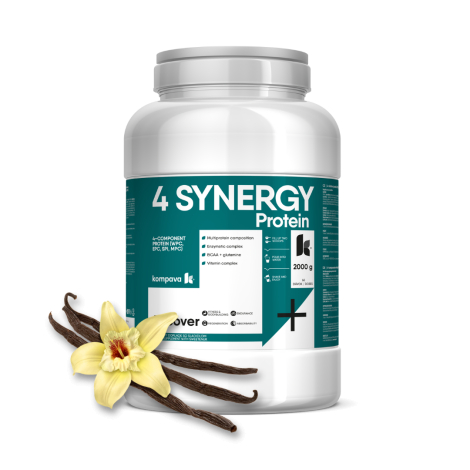 Kompava 4 SYNERGY Protein 2000 g/66 dávok, vanilka