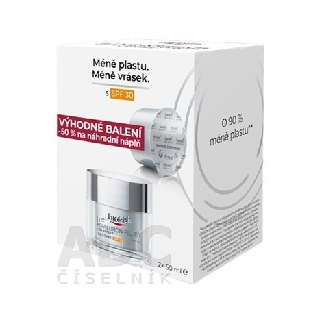 Eucerin HYALURON-FILLER +3xEFFECT Denný krém SPF30 50ml + náhradná náplň