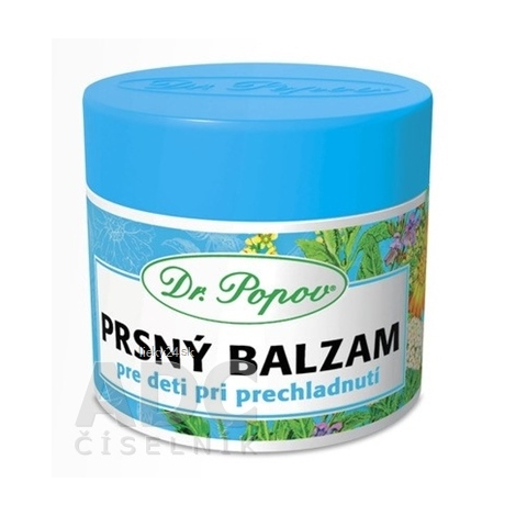 Dr. Popov PRSNÝ BALZAM pre deti