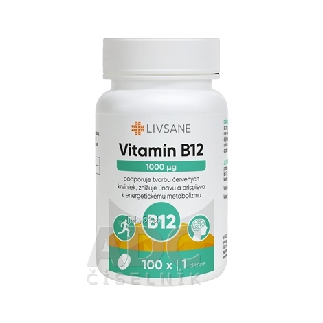LIVSANE Vitamín B12 1000 µg 100 ks
