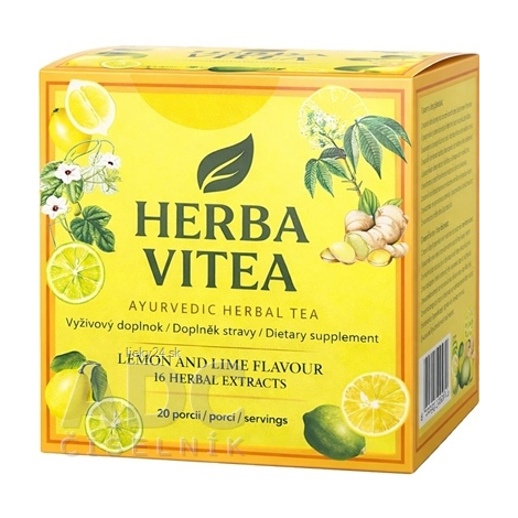 HERBAVITEA Ajurvédsky bylinný čaj 20 x 4 g