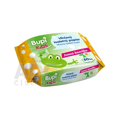 Bupi KIDS Vlhčený toaletný papier Jemná kamilka