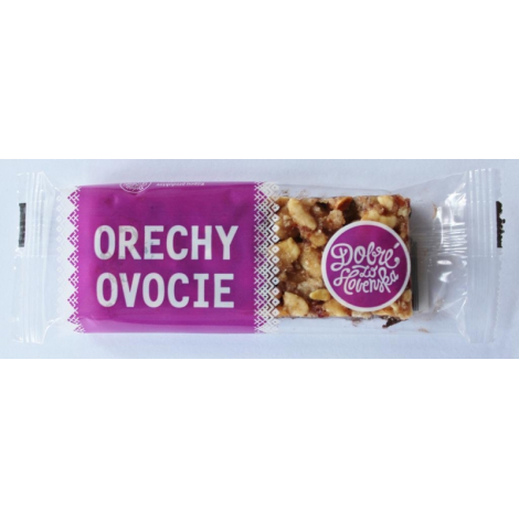 E-shop Dobré zo Slovenska Tyčinka ORECHY OVOCIE 35 g