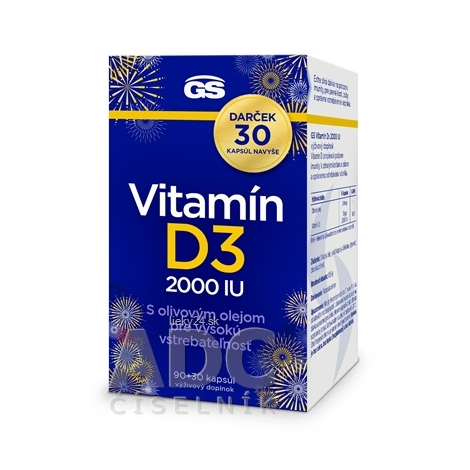 GS Vitamin D3 2000 IU Darček