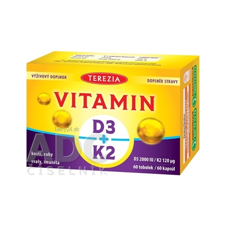 TEREZIA VITAMÍN D3 2000 IU + K2 120 μg