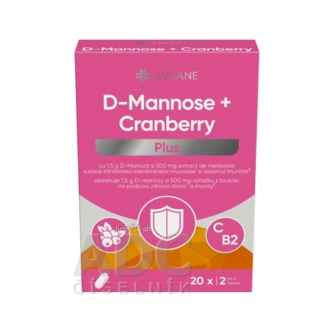 LIVSANE D-Mannose + Cranberry Plus