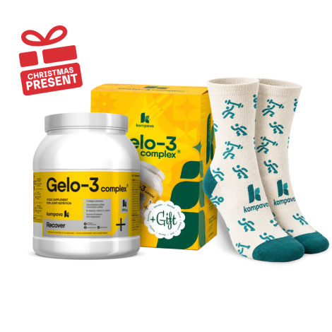 Kompava VIANOČNÉ BALENIE - Gelo-3 complex® 390 g/30 dávok, broskyňa