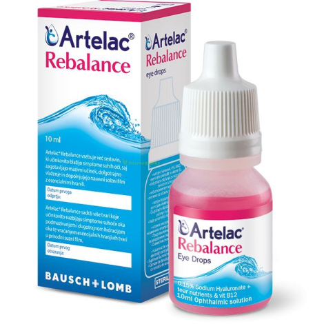 E-shop Artelac Rebalance očné kvapky 10 ml
