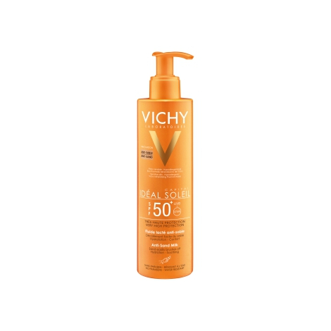 Vichy IDÉAL SOLEIL Opaľovacie mlieko odpudzujúce piesok SPF 50+ 200 ml