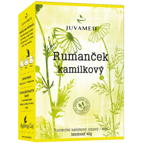 Juvamed RUMANČEK KAMILKOVÝ - KVET sypaný čaj 40 g