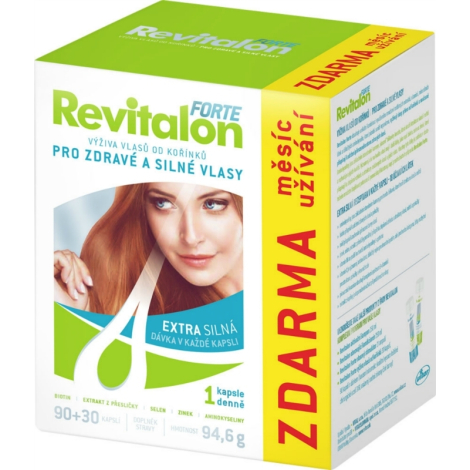E-shop Revitalon forte vlasová terapia 90 + 30 cps