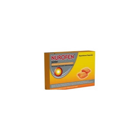 E-shop Nurofen Junior s pomarančovou príchuťou 100 mg 12 žuvacích kapsúl