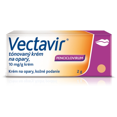 E-shop Vectavir tónovaný krém na opary 2 g