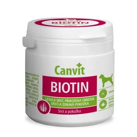 Canvit Biotin pre psa do 25kg 100 tbl