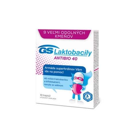 GS Laktobacily Antibio 40 10 cps