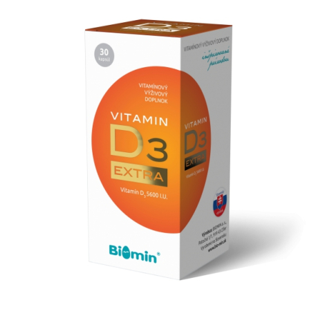 E-shop Biomin Vitamín D3 extra 30 cps