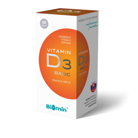 Biomin Vitamín D3 60 cps